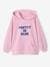 Long Hooded Sweatshirt for Girls mauve 