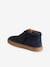 High-Top Leather Trainers with Laces, for Boys brown+navy blue 