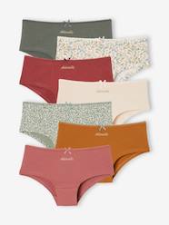 Girls-Underwear-Knickers-Pack of 7 "Adorable" Shorties for Girls