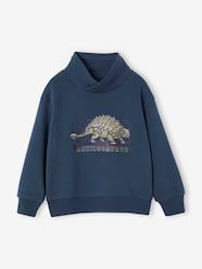 Printed Sweatshirt with Snood Neck for Boys