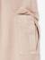 Easy-to-Slip-On Cargo Trousers for Girls mauve+pearly grey 