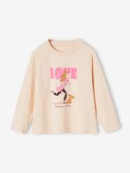 Girls-Sportswear-Top with Muse Motif, for Girls