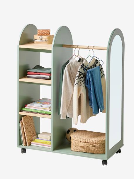 Rainbow Mirror Stand sage green 