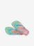 Flores Flip-Flops for Children, by HAVAIANAS sky blue 