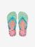 Flores Flip-Flops for Children, by HAVAIANAS sky blue 