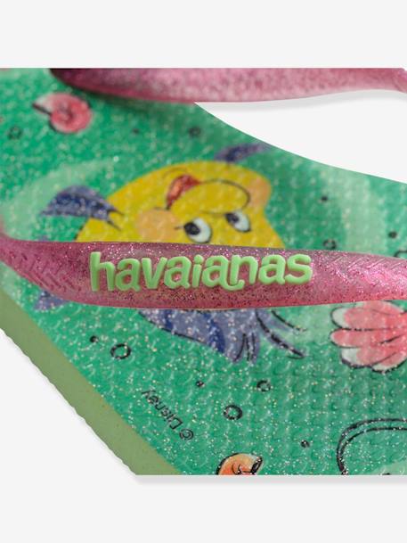 Slim Princess Flip-Flops for Children, by HAVAIANAS green 