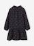 Floral Cotton Gauze Dress, for Girls anthracite+grey green 