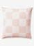 Duvet Cover + Pillowcase Set for Children, with Recycled Cotton Content, Damier Good Vibes chequered pink 