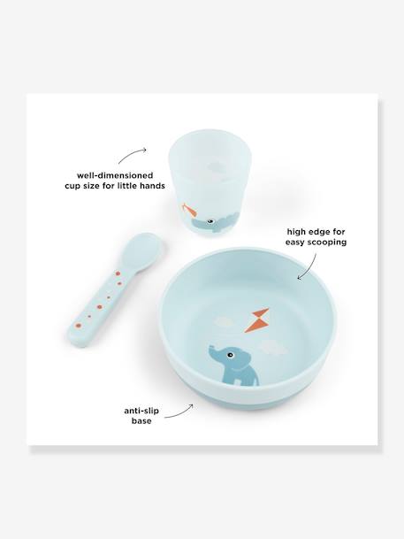 1st Meal Set, Playground by DONE BY DEER blue+blush 