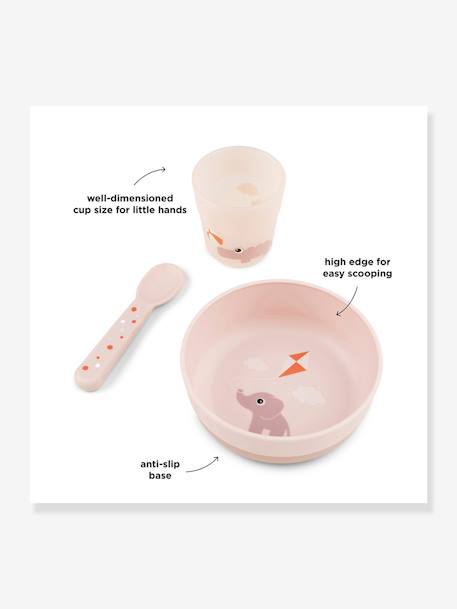 1st Meal Set, Playground by DONE BY DEER blue+blush 