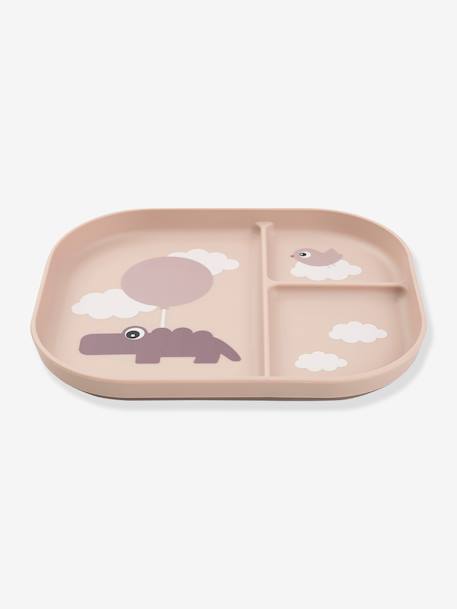 Compartment Plate, Happy Clouds by DONE BY DEER blush 