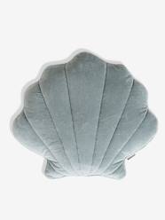 Bedding & Decor-Seashell Cushion, Under the Ocean