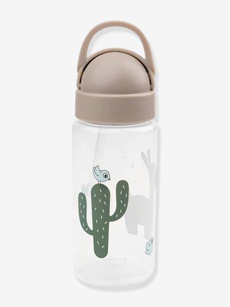 Bottle with Hide-Away Straw, DONE BY DEER blue+green+mustard+orange+rose+sandy beige 