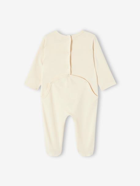 Pack of 2 Unisex Sleepsuits in Interlock & Zip Fastening marl grey 