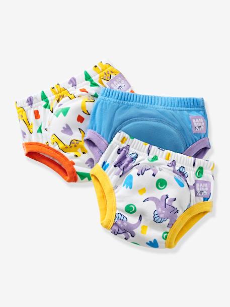 Pack of 3 Revolutionary Reusable Potty Training Pants, 3-4 years, by BAMBINO MIO blue+lilac 