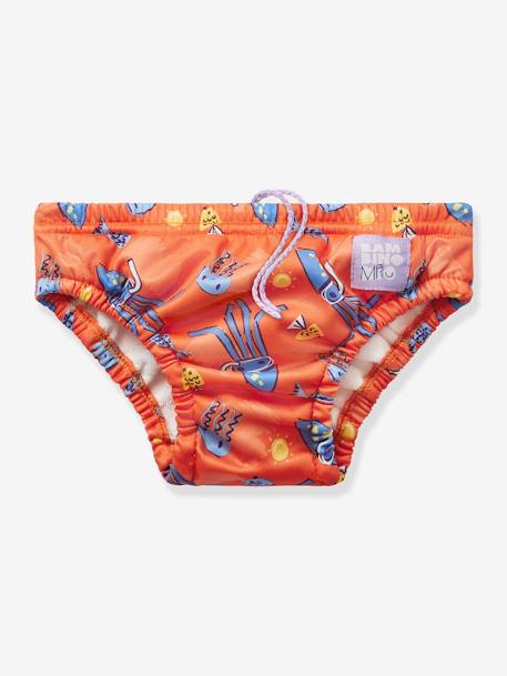 Reusable Swim Nappy 1-2 Years (9-12 kg), BAMBINO MIO blue+night blue+orange 