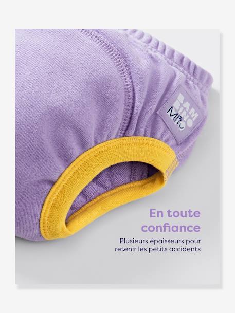 Pack of 3 Revolutionary Reusable Potty Training Pants, 3-4 years, by BAMBINO MIO blue+lilac 