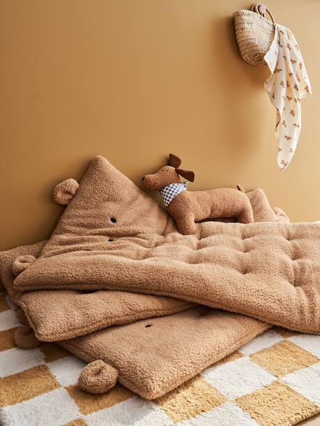 Bear Floor Cushion brown 