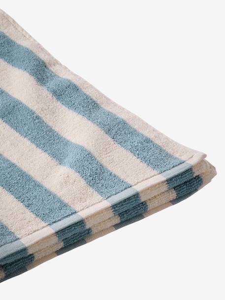 Striped Bath Towel with Recycled Cotton, Transat striped blue+striped pink 