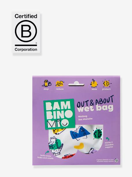 Out & About Wet Bag, by BAMBINO MIO multicoloured 