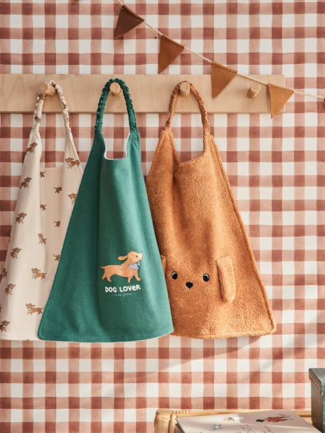 Pack of 3 Large Bibs, Essentials mocha 