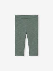 Baby-Trousers & Jeans-Basics Leggings in Rib Knit for Babies