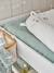 Set of 2 Changing Mattress Covers, Animals, in Towelling blush+grey blue+pecan nut 