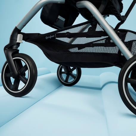 All-Terrain Reversible Pushchair, CYBEX Gold Eezy S Twist+ 2 (2024) black+blue+grey 