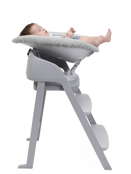 Newborn Recliner Seat for Progressive High Chair, Crescendo Up by CHICCO grey 