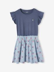 Girls-2-in-1-Effect Dress for Girls