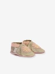 Shoes-Baby Footwear-Just a Flower 974500 - ROBEEZ© baby soft leather slippers