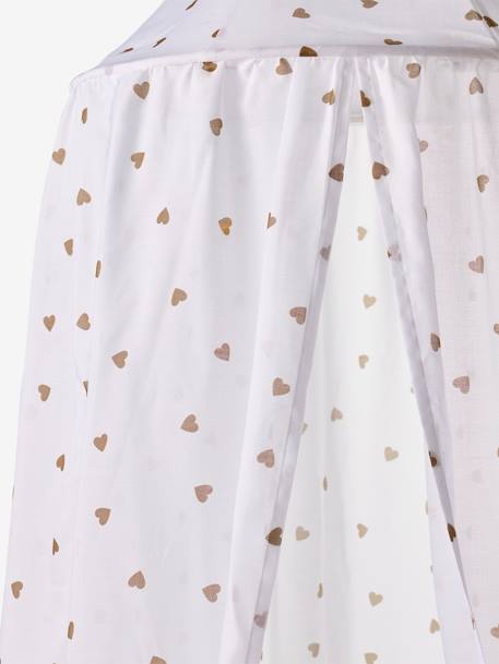 Heart Bed Canopy, Essentiels printed beige 