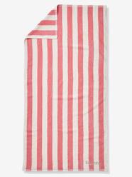 Bedding & Decor-Bathing-Towels-Striped Bath Towel with Recycled Cotton, Transat