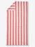 Striped Bath Towel with Recycled Cotton, Transat striped blue+striped pink 