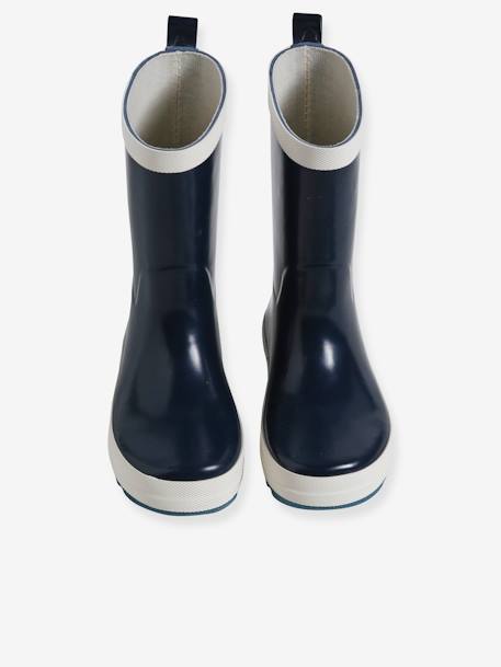 Reflective Wellies for Children navy blue 