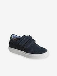 Shoes-Boys Footwear-Trainers-Leather Derby Shoes with Hook-&-Loop Straps for Boys