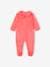 Pack of 2 Velour Sleepsuits for Babies rose 