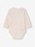 Pack of 3 Long Sleeve Bodysuits in Organic Cotton for Newborn Babies pale pink 