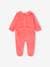 Pack of 2 Velour Sleepsuits for Babies rose 