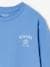 Top with New York Inscription on the Chest & Back, for Boys azure 