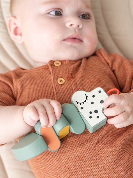 Early-Learning Wooden Toy, Croco by DONE BY DEER green 