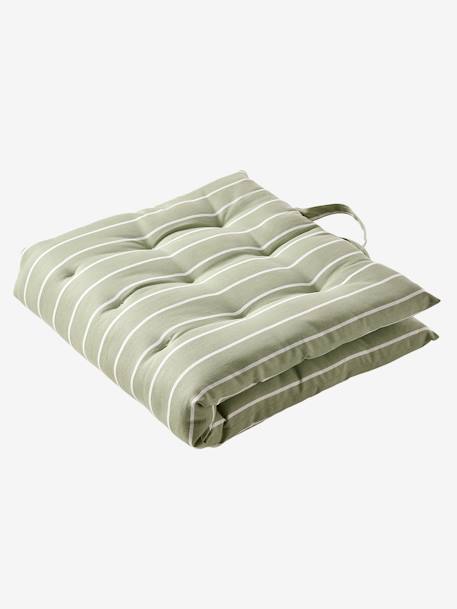 Printed Floor Cushion sage green 