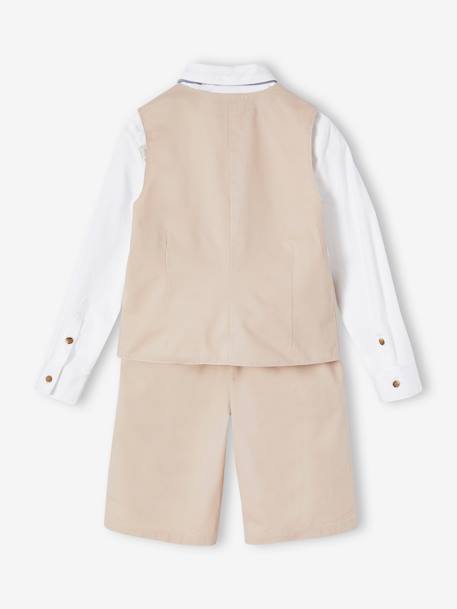 4-Piece Occasion Wear Ensemble for Boys beige 