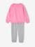 Sports Combo Fleece Sweatshirt + Joggers for Girls sweet pink 