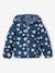 Reversible Lightweight Jacket for Girls navy blue+rosy apricot 