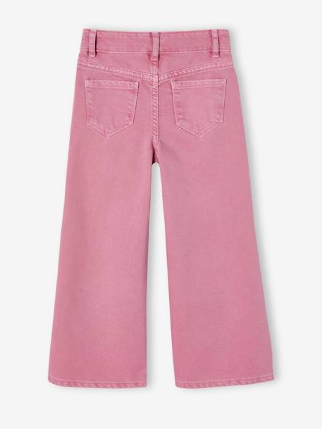 Wide Leg Trousers for Girls caramel+dusky pink+ecru+green+old rose+sweet pink 