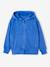 Hooded Jacket with Zip, Letter Appliqué, for Boys azure 