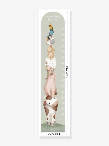 Self-adhesive height chart - Little Farm - LITTLE DUTCH multicoloured 