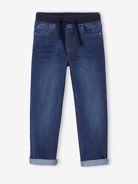 Indestructible Straight Leg Relax Jeans, Easy to Slip On, for Boys brut denim+denim grey+stone 