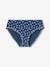 Pack of 7 Heart Briefs for Girls navy blue 